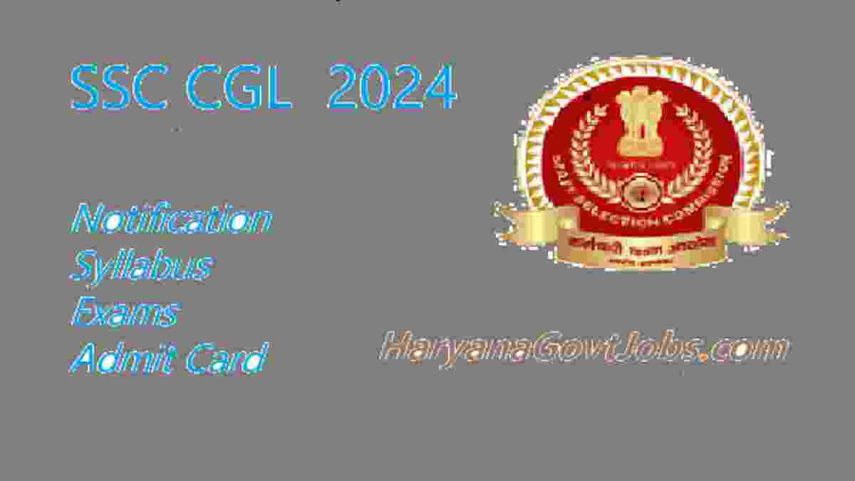 SSC CGL Syllabus 2024